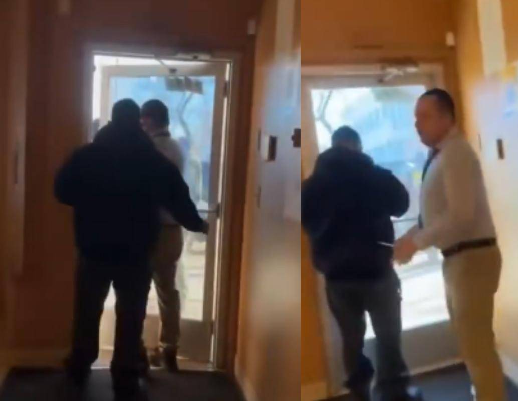 El Consulado de Ecuador en Minneapolis activó protocolos de seguridad tras el presunto intento de ingreso de un agente de ICE, según reportó la Cancillería ecuatoriana. FOTO: captura de video. 