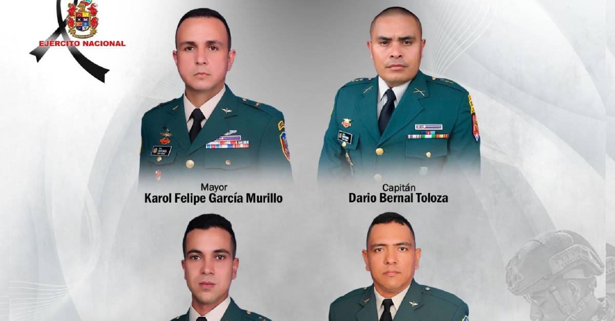 Revelan Identidad De Los Cuatro Militares Muertos En Accidente De ...