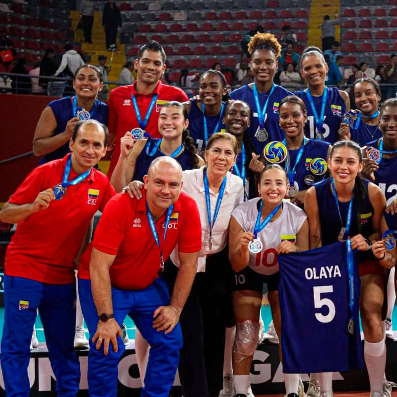 El seleccionado colombiano enfrentó a Brasil en la final del Sudamericano. Ahora se prepara para los Juegos Centroamericanos en el primer fin de semana de agosto. Foto: Cortesía