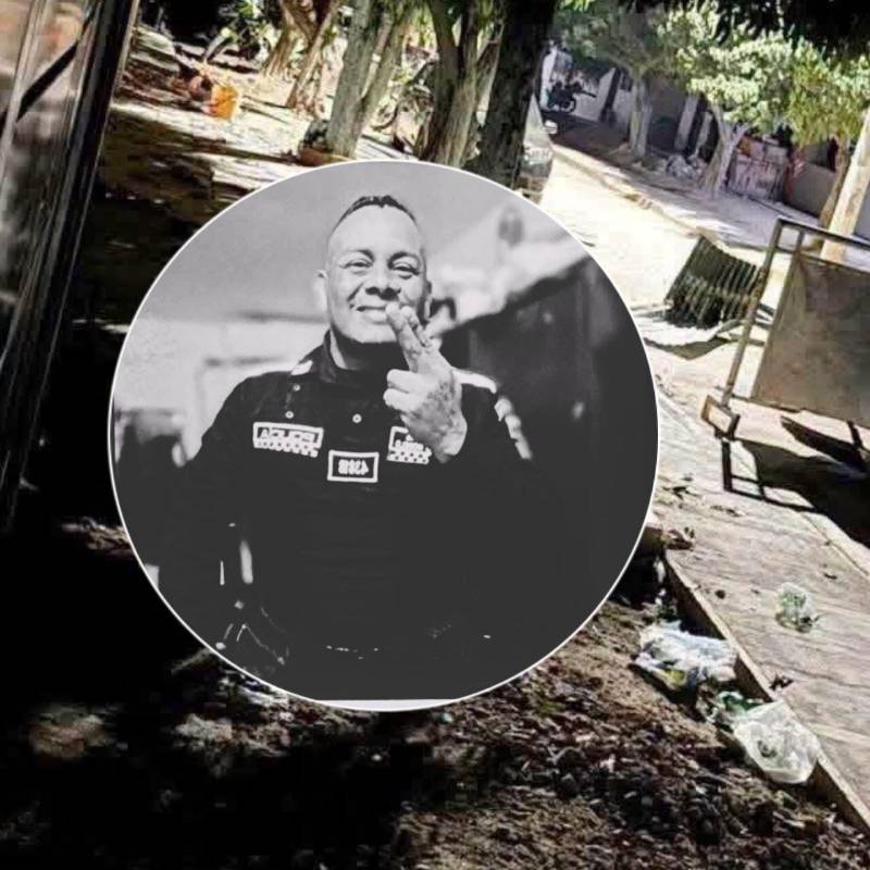 El subintendente Algemiro Rodelo Canchila perdió la vida en ataque con drones en Curumaní, Cesar. Foto: redes sociales