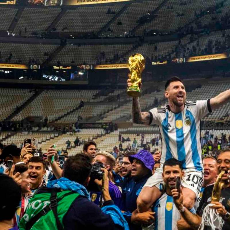 Argentina, actual campeón mundial será junto a Colombia, Uruguay, Ecuador y Paraguay los representantes de Suramérica en Norteamérica 2026. FOTO JUAN ANTONIO SÁNCHEZ 