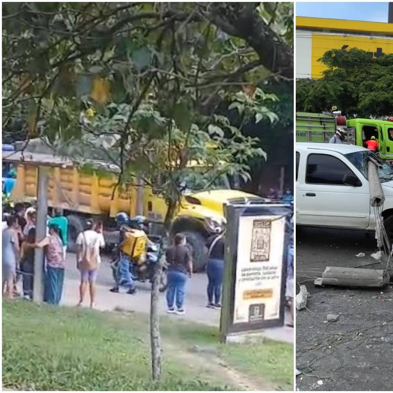 Las autoridades continúan en el punto verificando lesionados y vehículos involucrados. La vía ya fue habilitada, por lo que recomendaron transitar con precaución. FOTO: Captura video cortesía