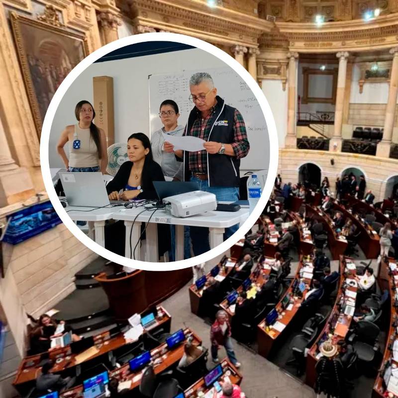 Aunque el Pacto Histórico lidera en escaños, el mapa definitivo del Congreso sigue en construcción en medio de demoras y controversias. FOTO: EL COLOMBIANO-CORTESÍA CNE