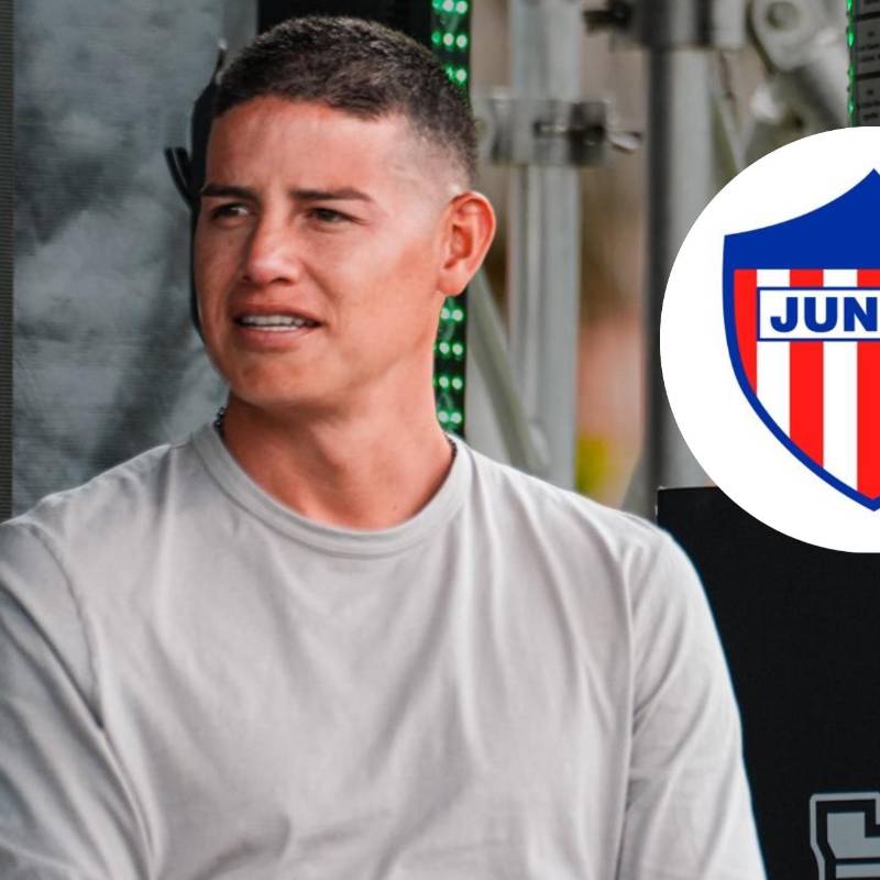 Tras casi dos décadas en el exterior, James Rodríguez pisó nuevamente el fútbol profesional colombiano con la vara de la exigencia en lo más alto. FOTO: Redes sociales @nacionaloficial y @JuniorClubSA