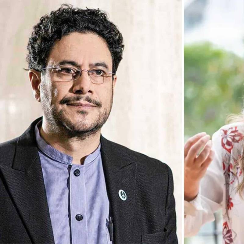La candidata del Centro Democrático le dijo al candidato del Pacto Histórico que todo podrían discutirlo de frente si no se negara a debatir. FOTOS: COLPRENSA.