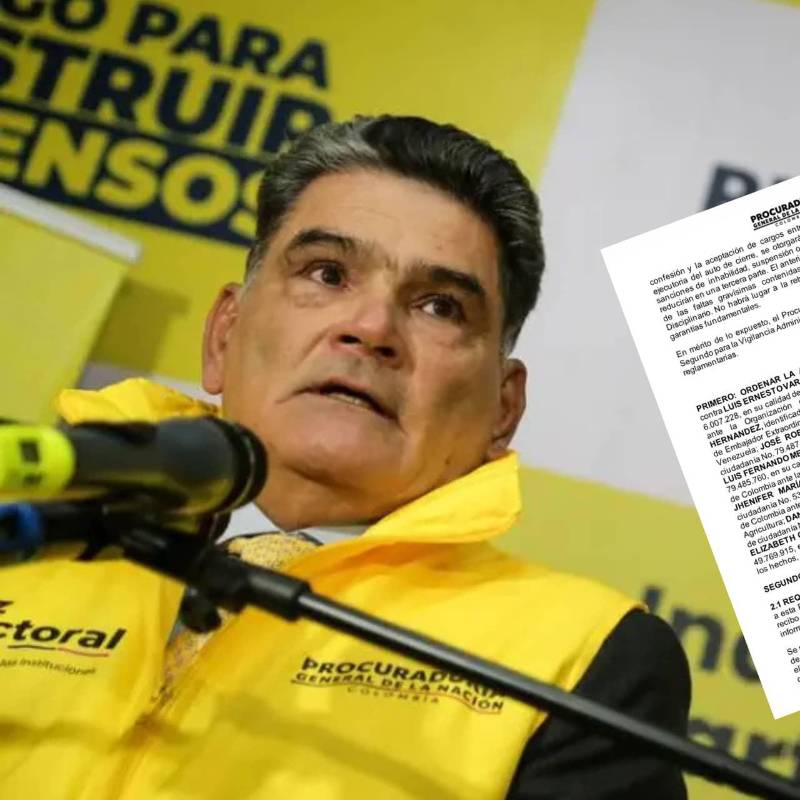 Gregorio Eljach Pacheco, actual Procurador General de la Nación en Colombia. Foto: Colprensa / Procuraduría