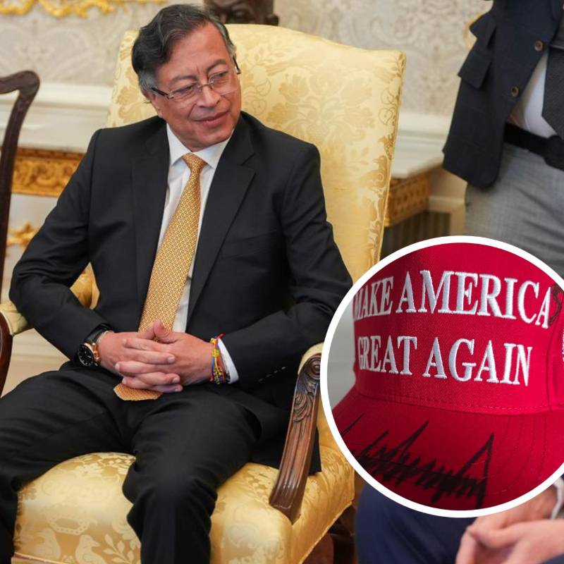 El esperado encuentro entre ambos mandatarios, que se llevó a cabo en el Salón Oval de la Casa Blanca, duró aproximadamente dos horas. FOTO: Presidencia de la República y redes sociales @petrogustavo