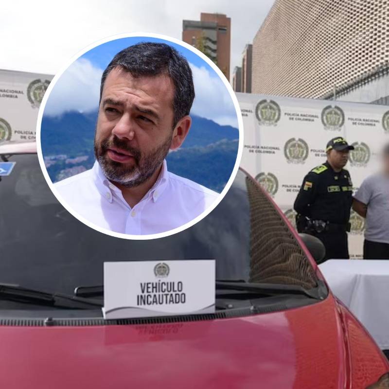 Según explicó Galán, la Policía Metropolitana de Bogotá ya los tenía plenamente identificados por haber participado en al menos cuatro casos de fleteo. FOTO: Policía Metropolitana de Bogotá y Alcaldía de Bogotá