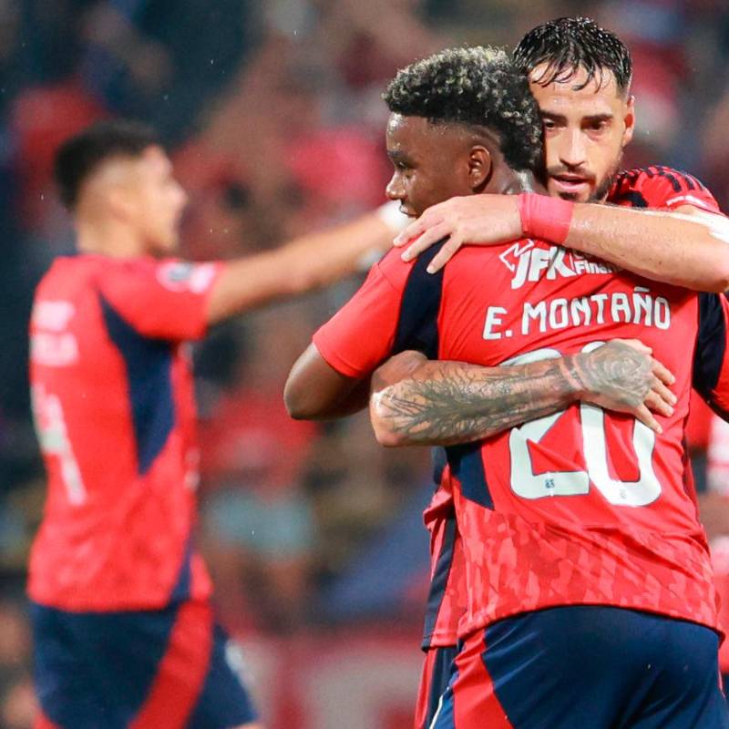 El delantero argentino Francisco Fydriszewski ha marcado dos goles en esta edición de la Copa Libertadores. Foto: Manuel Saldarriaga