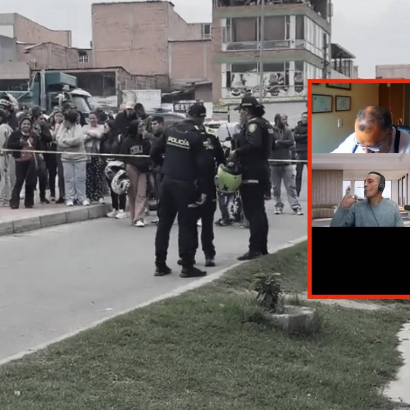 Cristian Camilo Valencia aceptó cargos por el feminicidio de su pareja y sus dos hijastras en Bogotá. FOTOS: Tomada de X @prensapaloq y Policía Metropolitana de Bogotá