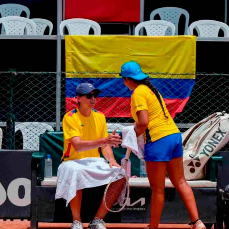 La tenista colombiana Valentina Mediorreal fue una de las representantes del país. Foto: Cortesía.