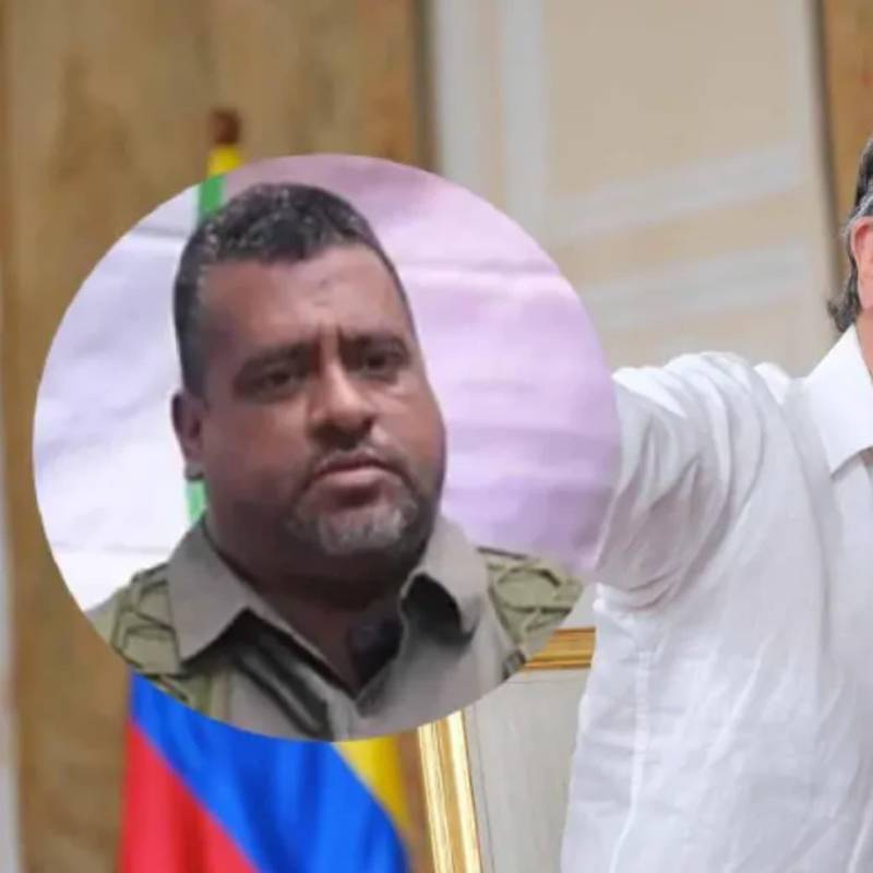Geovany Andrés Rojas, alias Araña, cabecilla del grupo criminal Coordinadora Nacional Ejército Bolivariano. Foto: Colprensa y captura de video