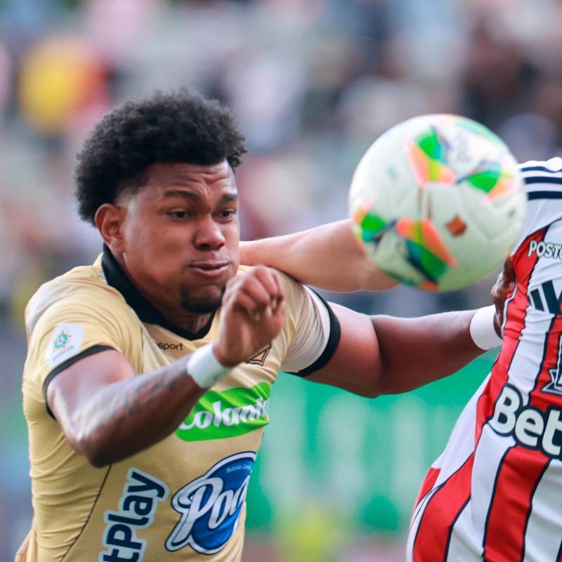 El antioqueño Bryan Castrillón fue de los mejores jugadores de Junior ante Águilas.FOTO Manuel Saldarriaga