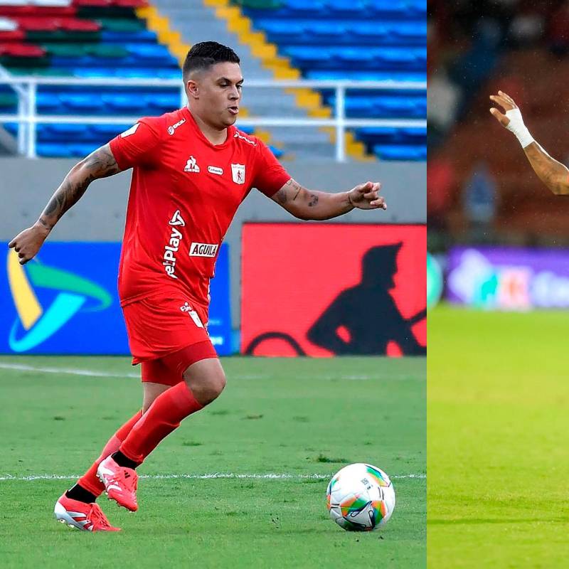 Juan Fernando Quintero suma tres goles y cuatro asistencias en la Liga con América. Francisco Chaverra lleva cinco festejos. FOTO: Camilo Suárez