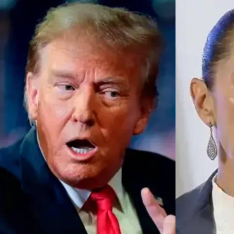 Donald Trump ha amenazado a México con imponer aranceles si no controlan más el flujo de drogas y migrantes hacia EE. UU. Foto: Getty/Europa Press.