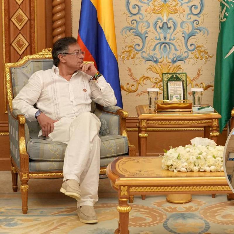 A la visita asistió el presidente Petro y la canciller Villavicencio. FOTOS: Presidencia