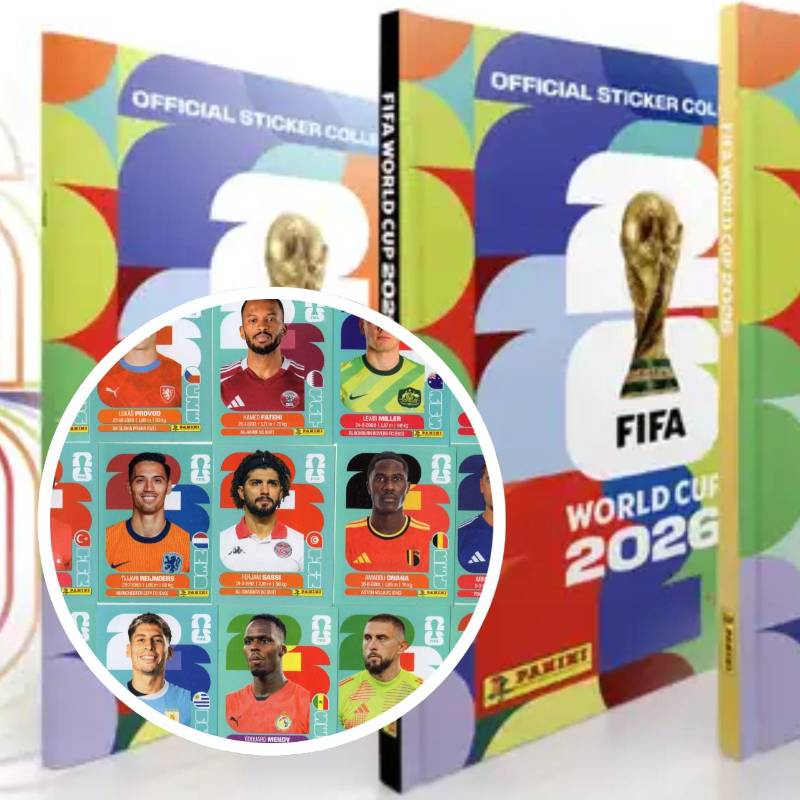Los coleccionistas del álbum oficial del Mundial 2026 completarán casillas con futbolistas que no participarán en el torneo. Las decisiones técnicas y las lesiones de última hora han quebrado la planificación de Panini para la Copa del Mundo 2026. FOTO: Panini.
