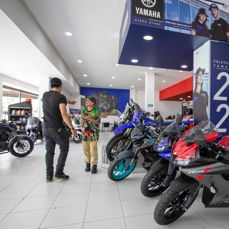 Durante octubre de se registraron en el país 98.789 motocicletas nuevas. FOTO EL COLOMBIANO