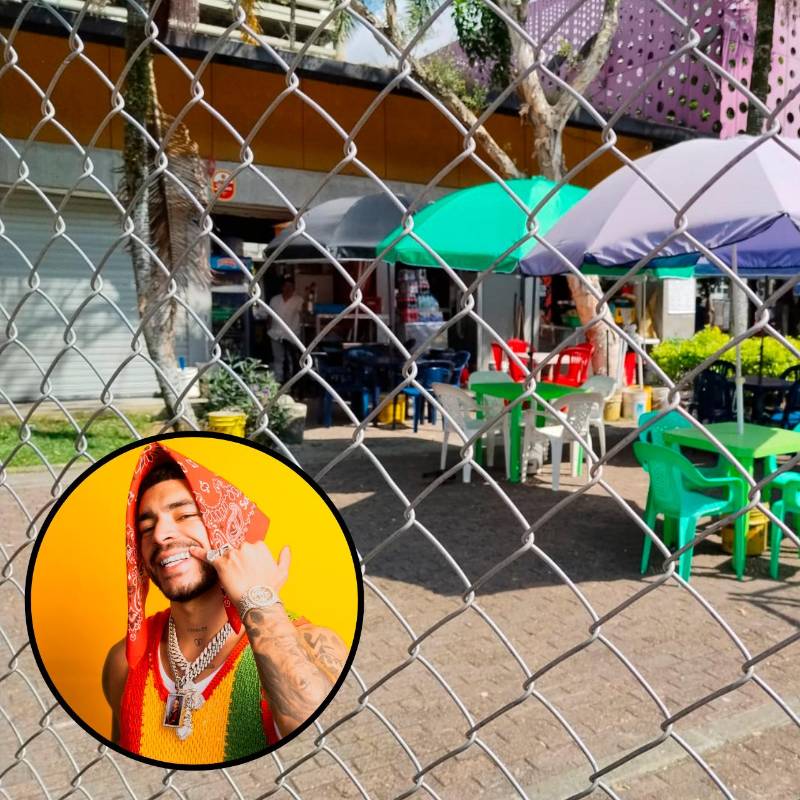 Así lucían al medio día algunos de los puestos de ventas cercanas al Atanasio Girardot. Los cerramientos impedían incluso la entrega de los productos por parte de proveedores. Según Ryan Castro y su equipo, el tema ya se solucionó. Este viernes un nuevo recorrido lo verificará. FOTO Mauricio Palacio y cortesía. 