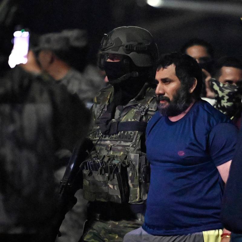 Alias Fito capturado en Ecuador. FOTO: AFP