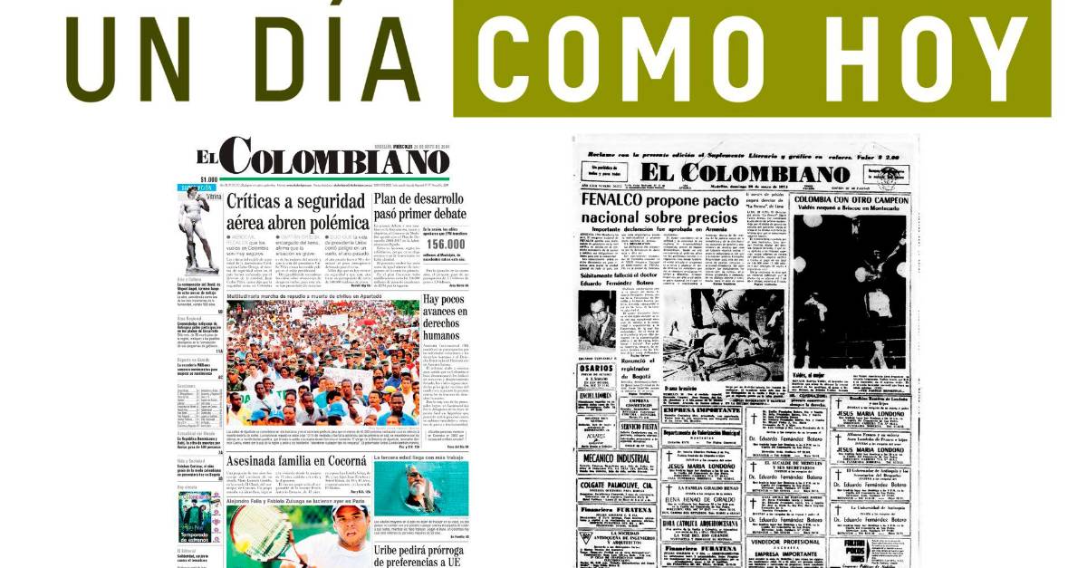 Un día como hoy 26 de mayo
