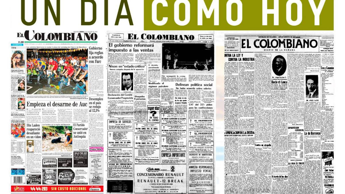 Un día como hoy 30 de octubre