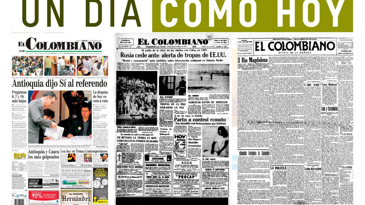 Un día como hoy 26 de octubre