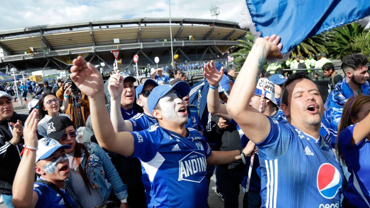 Así fue la llegada de Millonarios y Nacional a El Campín para el duelo ...