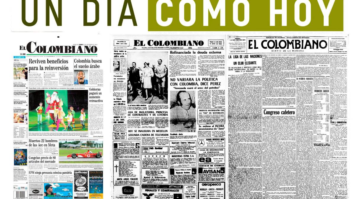 Un día como hoy 12 de diciembre