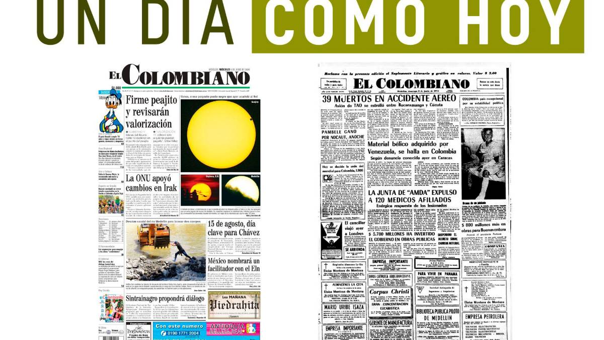 Un día como hoy 9 de junio