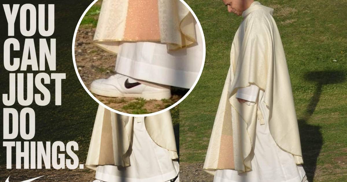 The Pope Dresses Fashionably: The Viral Photo of Leo XIV Wearing Nike on His First Papacy Anniversary