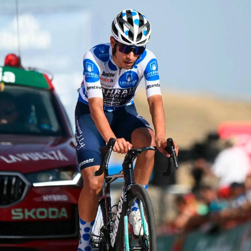 Santiago Buitrago, una de las figuras de la etapa 19 de la Vuelta a España-2026. FOTO AFP