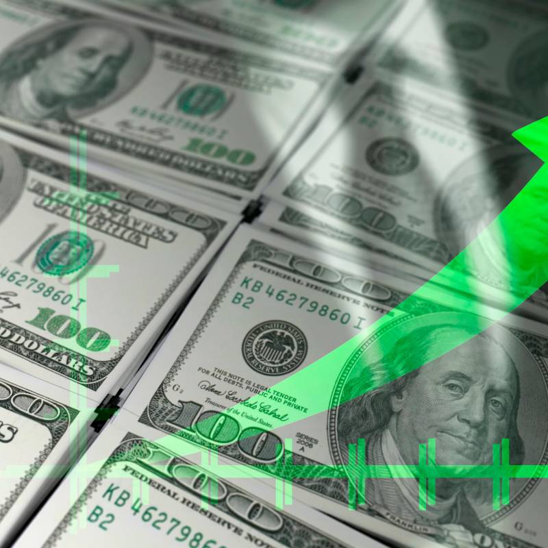 El dólar subía el viernes a nivel internacional, impulsado por las turbulencias en el panorama comercial mundial. FOTO: GETTY