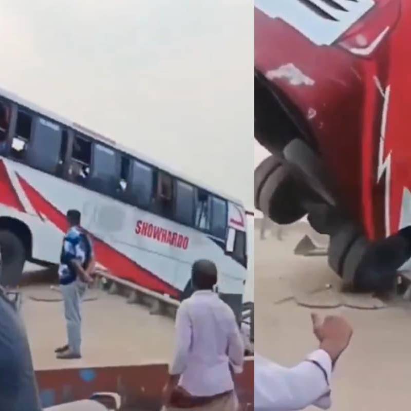 Equipos de rescate trabajaron durante horas tras el accidente de un autobús que cayó al río Padma, en el centro de Bangladesh. FOTO: Captura de video