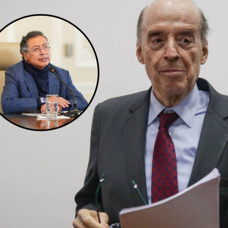 Petro se refirió al nombramiento de Leyva como canciller y descalificó su historial en procesos de paz. Fotos: Colprensa y Presidencia