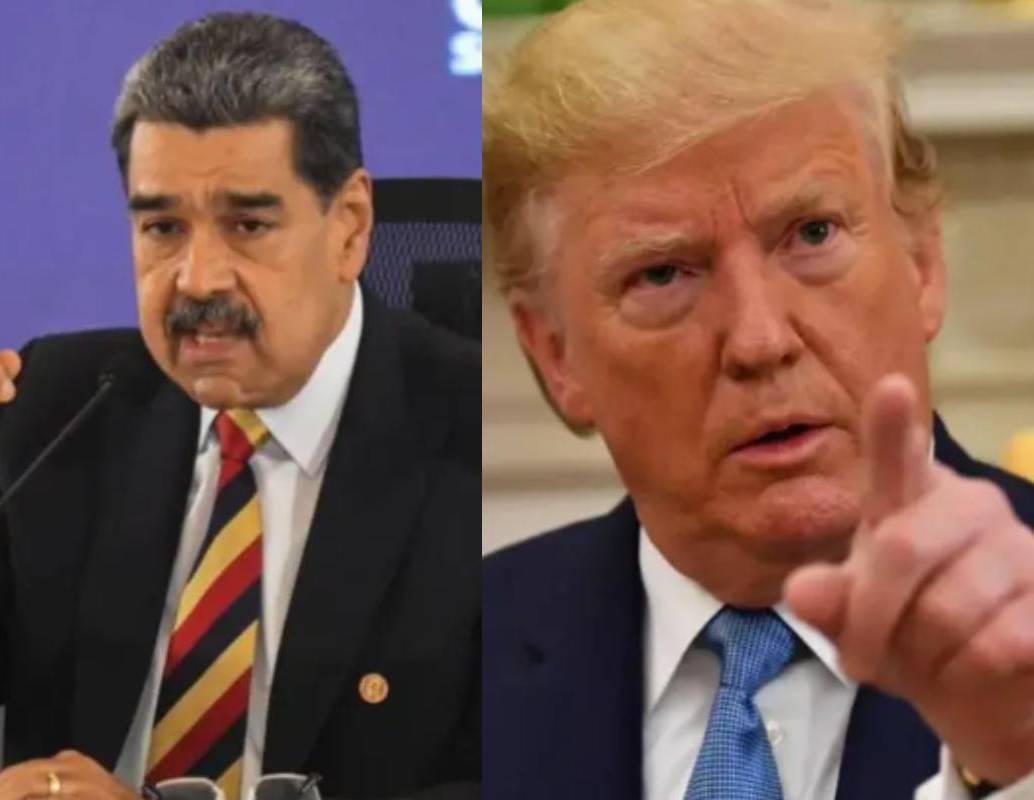 El Gobierno de Nicolás Maduro alertó a EE. UU. sobre un presunto plan con explosivos contra su embajada en Caracas. FOTOS: Agencia Xinhua y AFP