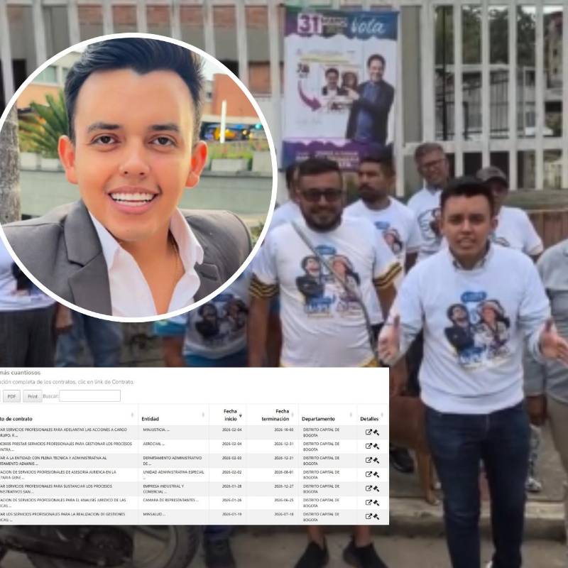 ¡Hasta siete contratos! Activista de la campaña de Cepeda acumula más de $400 millones en vinculaciones con el Estado