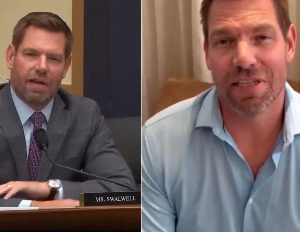 Eric Swalwell anunció su retiro de la contienda por la gobernación de California tras el surgimiento de denuncias que debilitaron su campaña en pocos días. FOTO: redes sociales. 