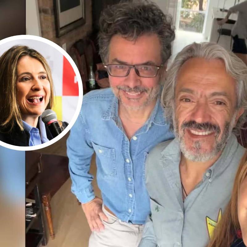 La imagen, divulgada por María Isabel Nieto, directora de campaña de Oviedo, se conoce en momentos en los que Gaviria aún define sus apoyos. FOTO: REDES SOCIALES-COLPRENSA