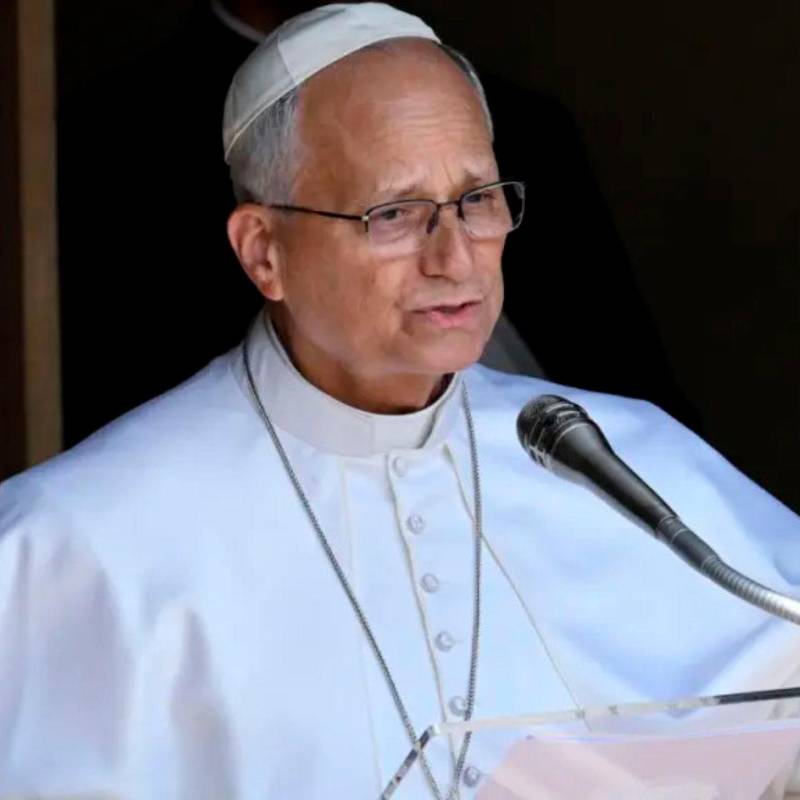 El papa León XIV expresó su preocupación sobre el uso de la Inteligencia Artificial. Foto: Afp.