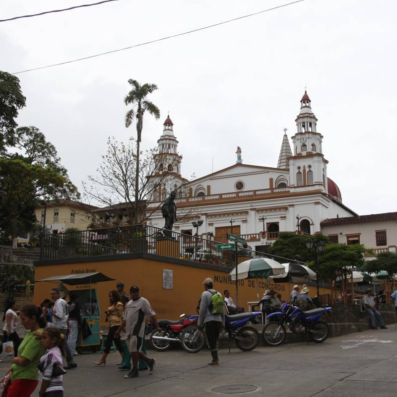 Imagen de referencia del municipio de Concordia, donde ocurrieron los hechos. Foto: EL COLOMBIANO