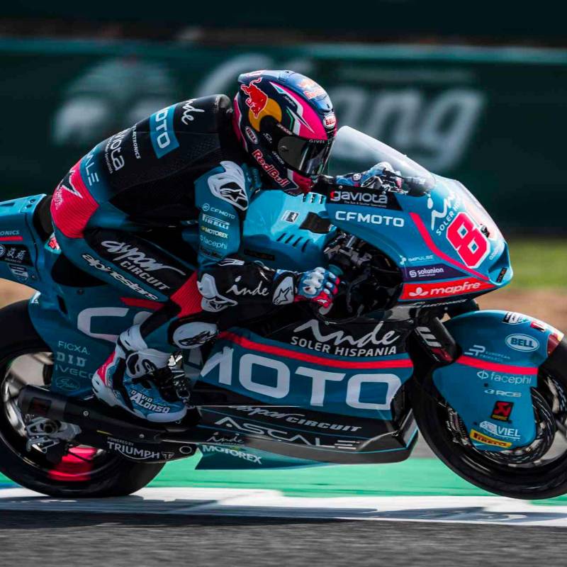 El piloto colombiano David Alonso espera tener un gran fin de semana en Brasil, en la segunda parada del Mundial de Moto2 que se disputará en el Autódromo Internacional de Goiânia-Ayrton Senna. FOTO TOMADA ASPAR TEAM 
