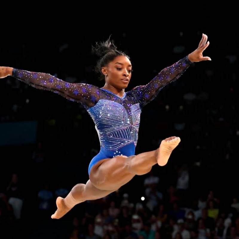 Simone Biles en los JJOO 2024. FOTO: Instagram Simonebiles