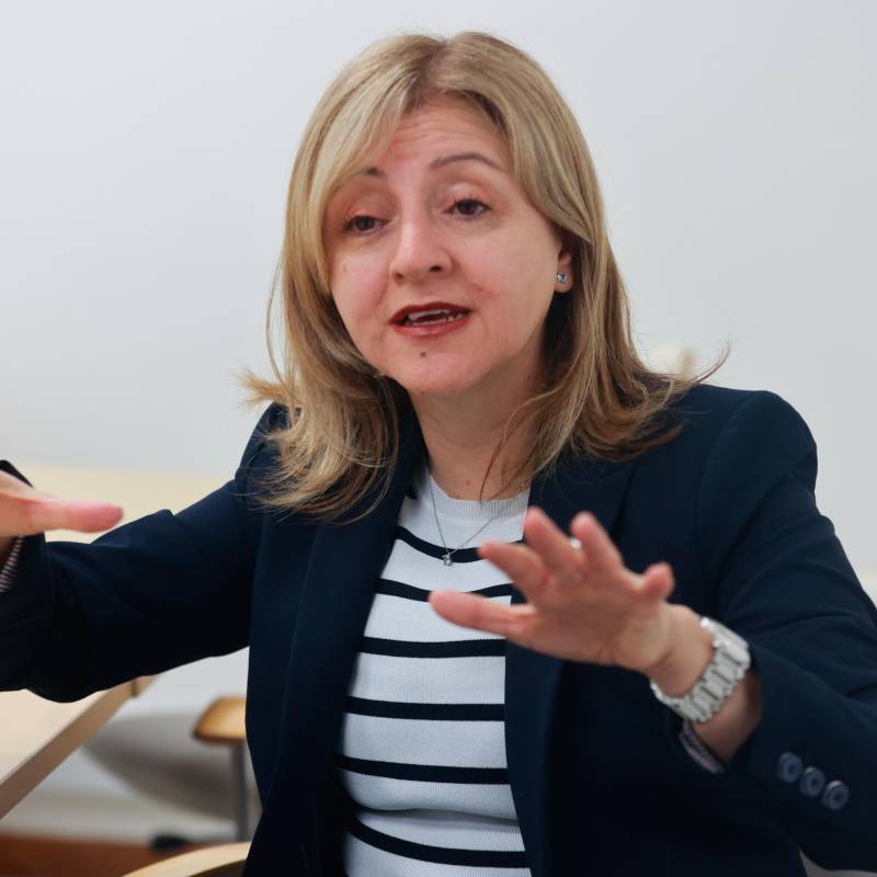Martha Delgado, es la líder de Summa, el centro de servicios digital de Grupo Argos. FOTO Manuel Saldarriaga