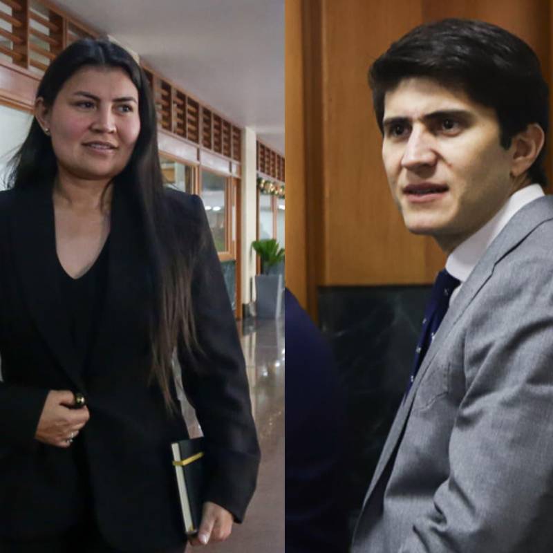 Karen Manrique y Wadith Manzur, investigados por corrupción. Foto: Colprensa