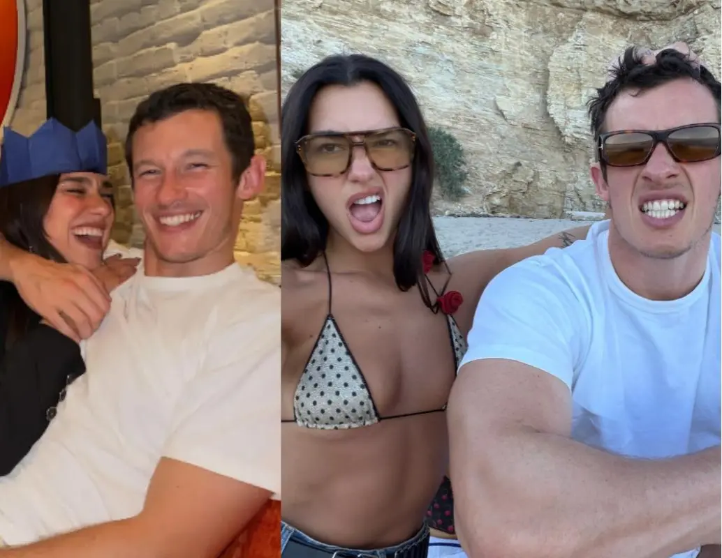 Además de su carrera en el cine y la televisión, Turner se ha convertido en una de las figuras más comentadas del entretenimiento tras su matrimonio con la cantante Dua Lipa. FOTO: redes sociales; Callum Turner, Dua Lipa.