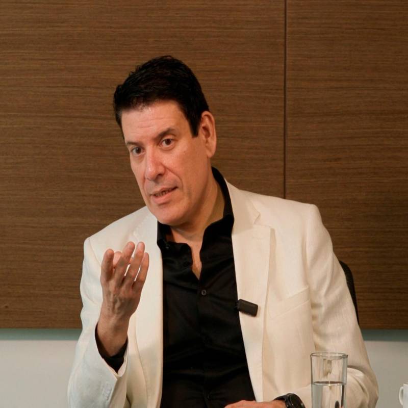 El jurista Mauricio Gaona es hijo del exmagistrado Manuel Gaona Cruz, asesinado durante la toma del Palacio de Justicia. Foto: EL COLOMBIANO.