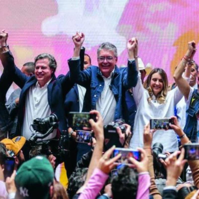 Juan Daniel Oviedo fue el segundo más votado de la Gran Consulta, justo detrás de Paloma Valencia, 1.2 millones de votos.. Foto: Colprensa