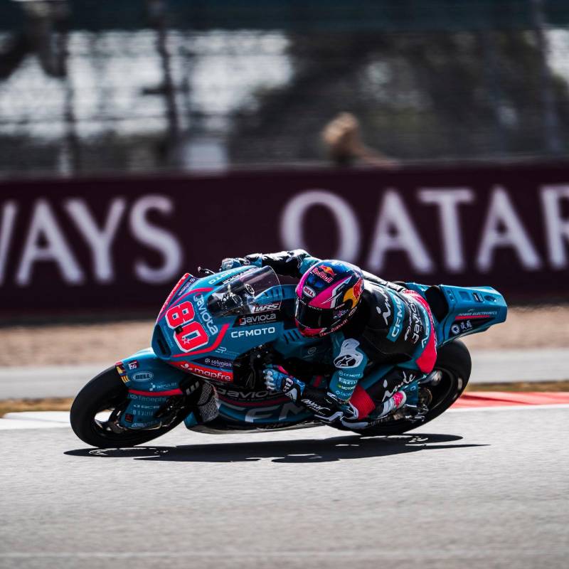 Alonso es cuarto en el Mundial de Moto2 antes de la carrera en Silverstone. FOTO: X AsparTeam