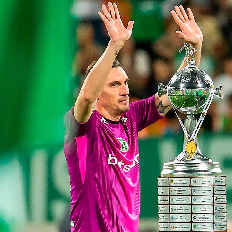 El arquero argentino Franco Armani es uno de los futbolistas “ancla” de Atlético Nacional para el segundo semestre del 2026. Foto: Camilo Suárez